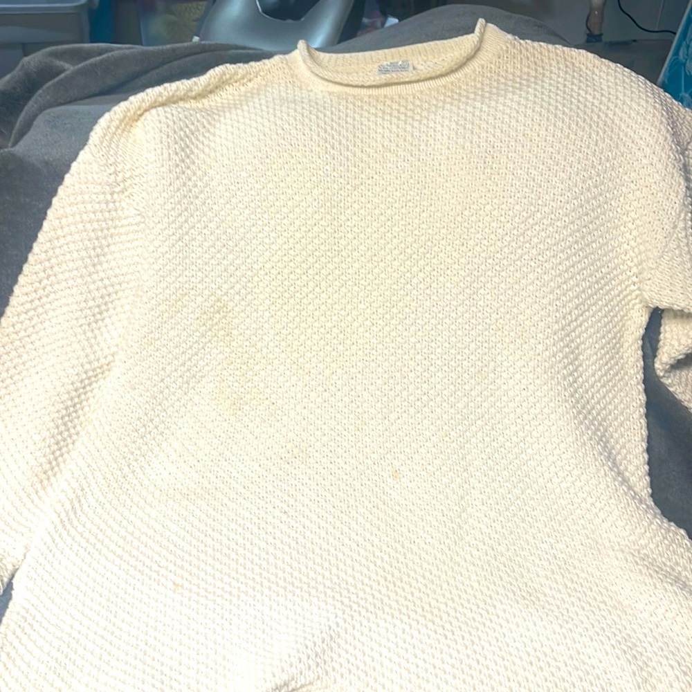 100% cotton sweater